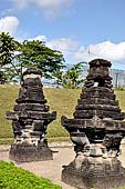 Candi Panataran - Miniature temples of the first courtyard. 